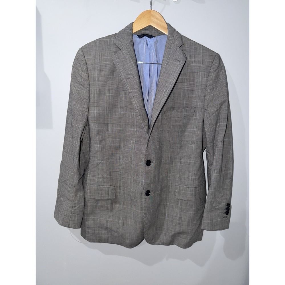Brooks Brothers 1818 Blazer Jacket Wool Plaid Size 42 S